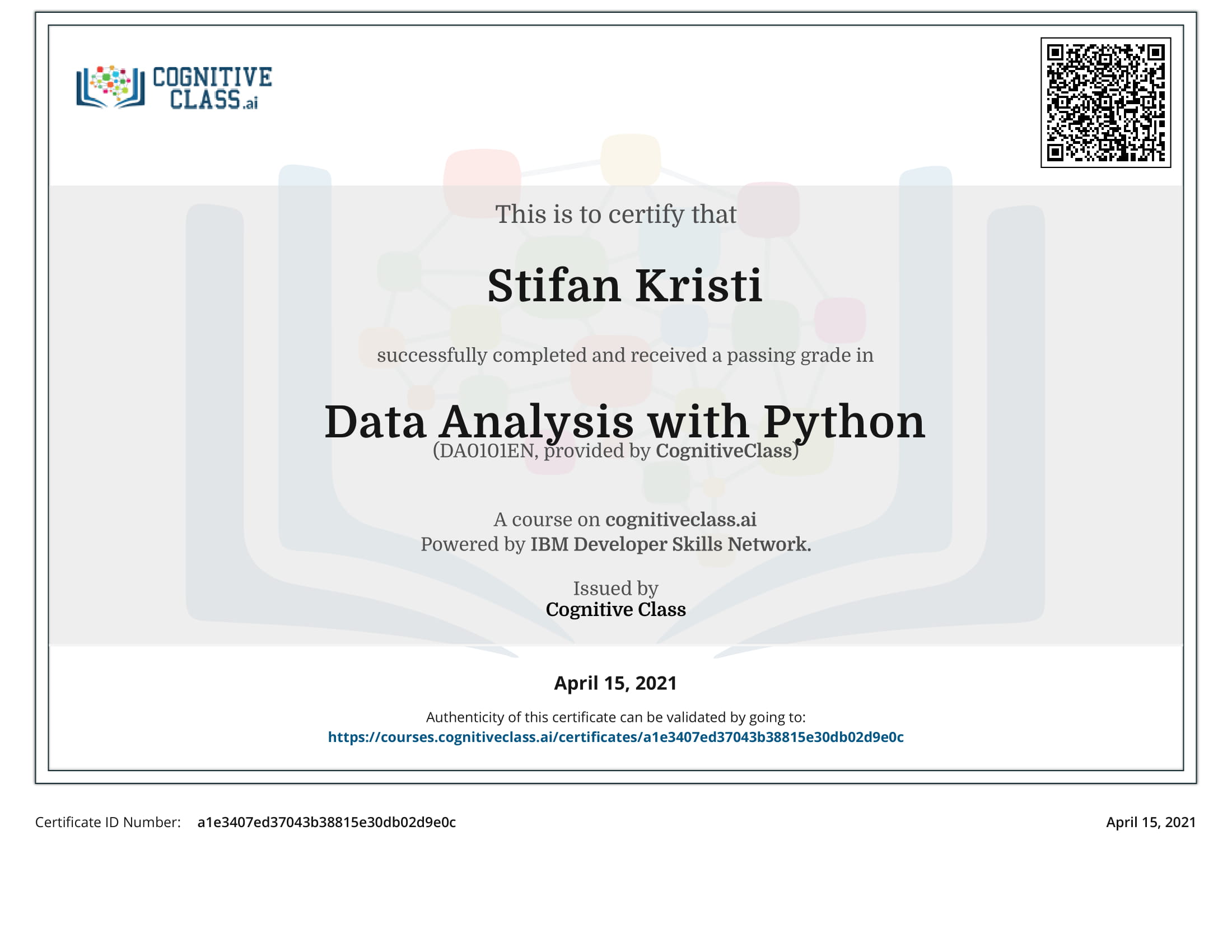 CognitiveClass - Data Analysis with Python