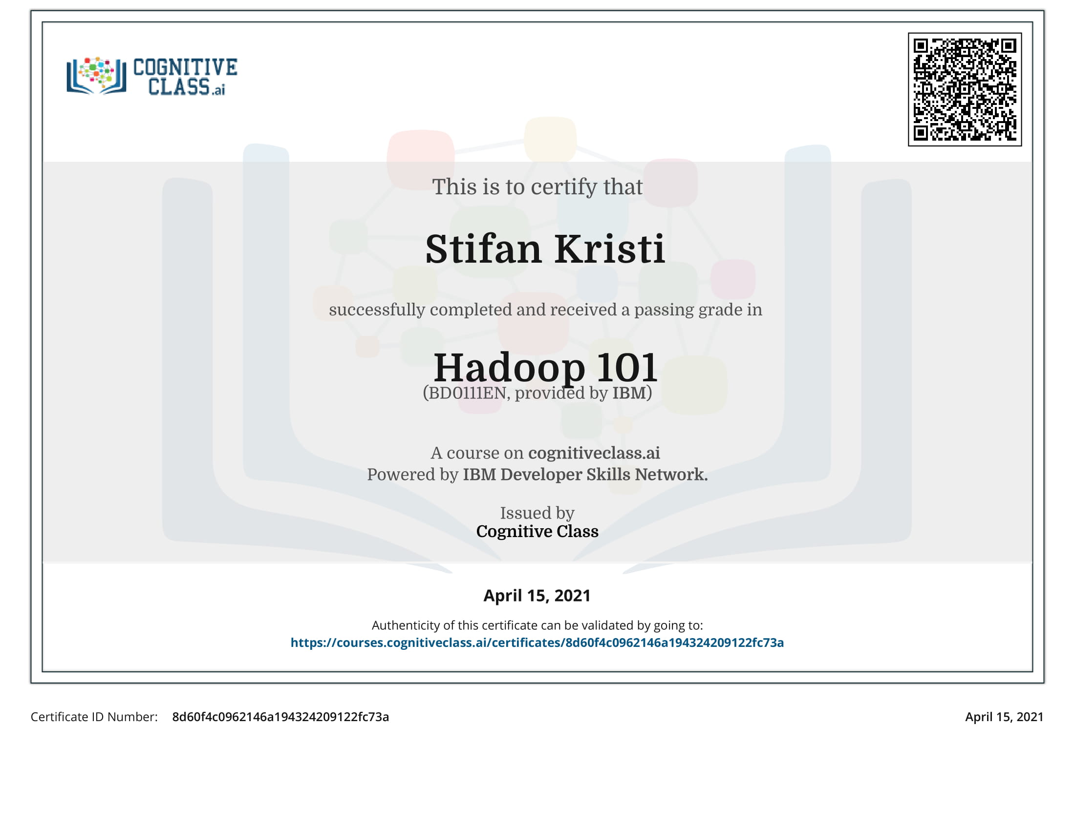 CognitiveClass - Hadoop 101