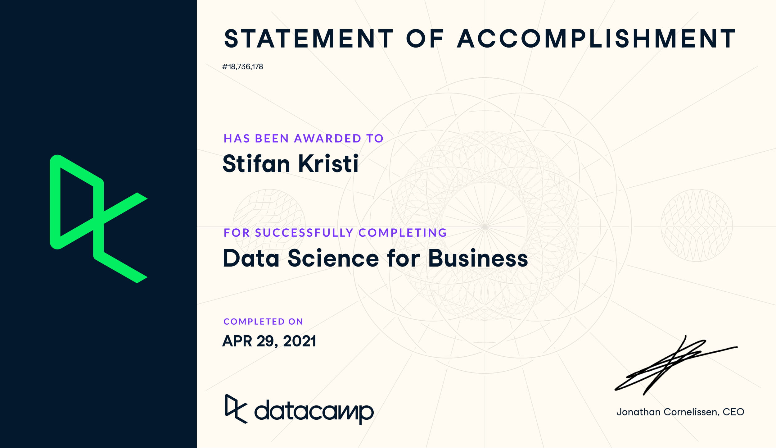 DataCamp - Data Science for Business