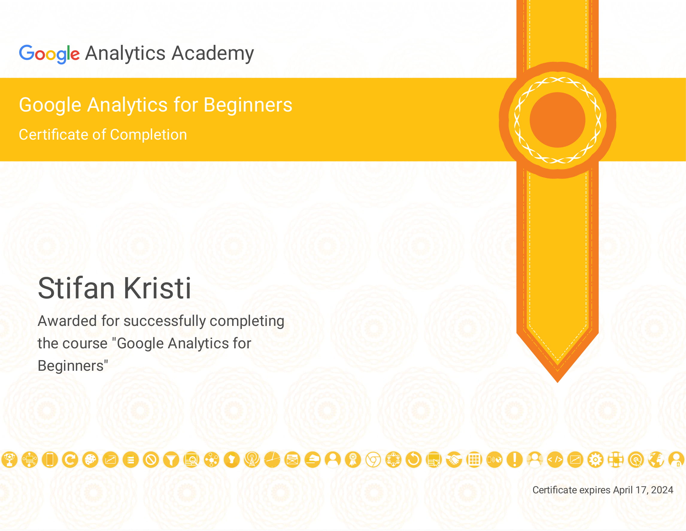 Google - Google Analytics for Beginners