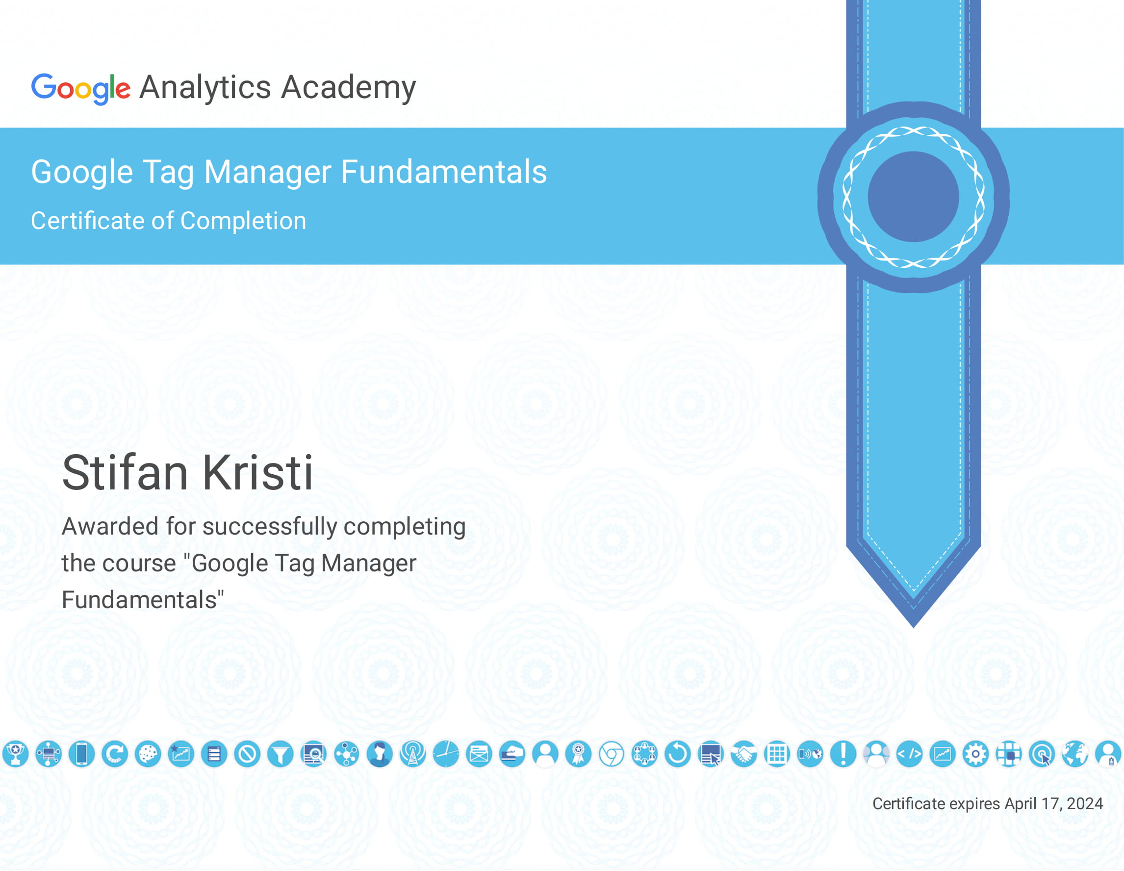 Google - Google Tag Manager Fundamentals