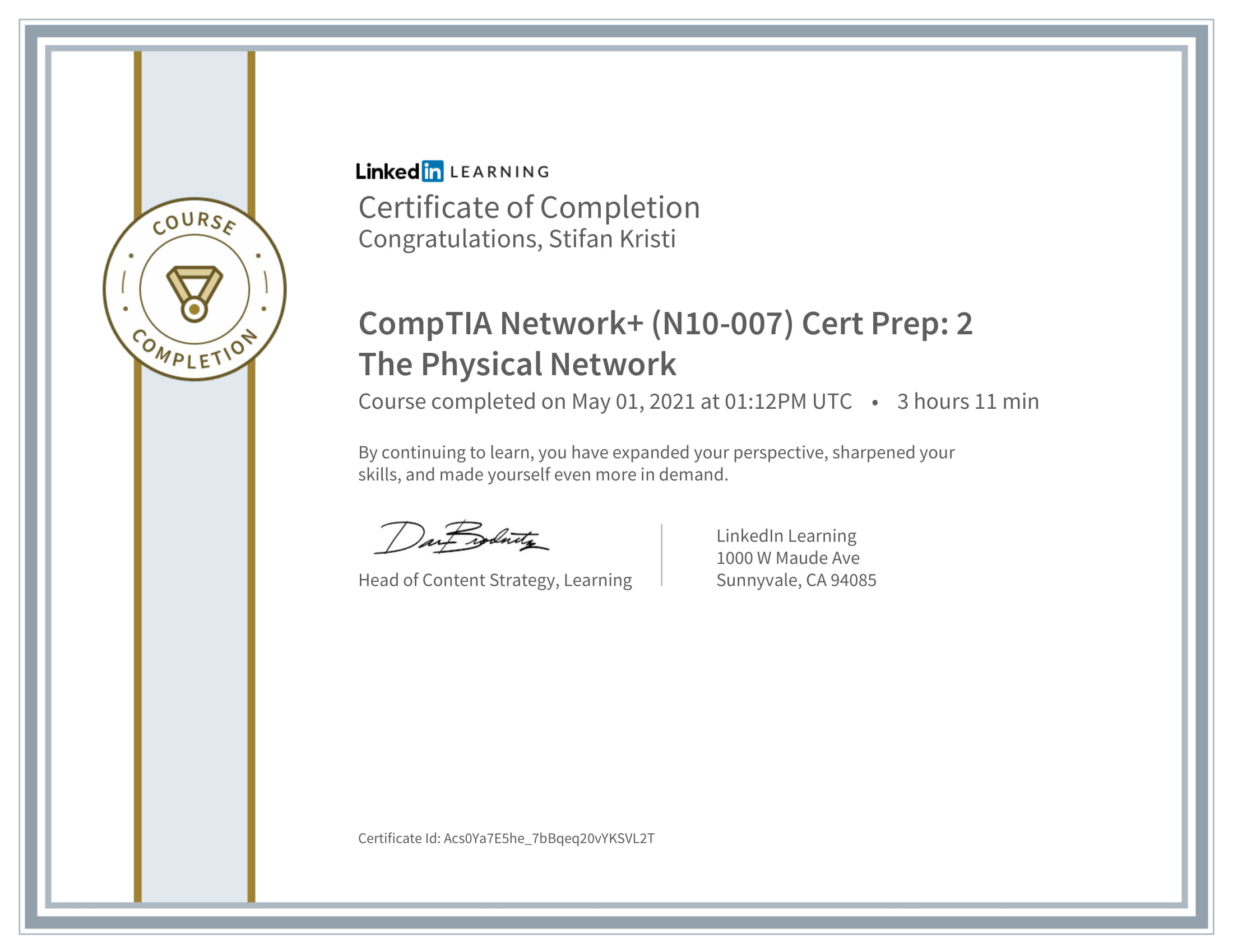 LinkedIn - CompTIA Network N10007 Cert Prep 2 The Physical Network