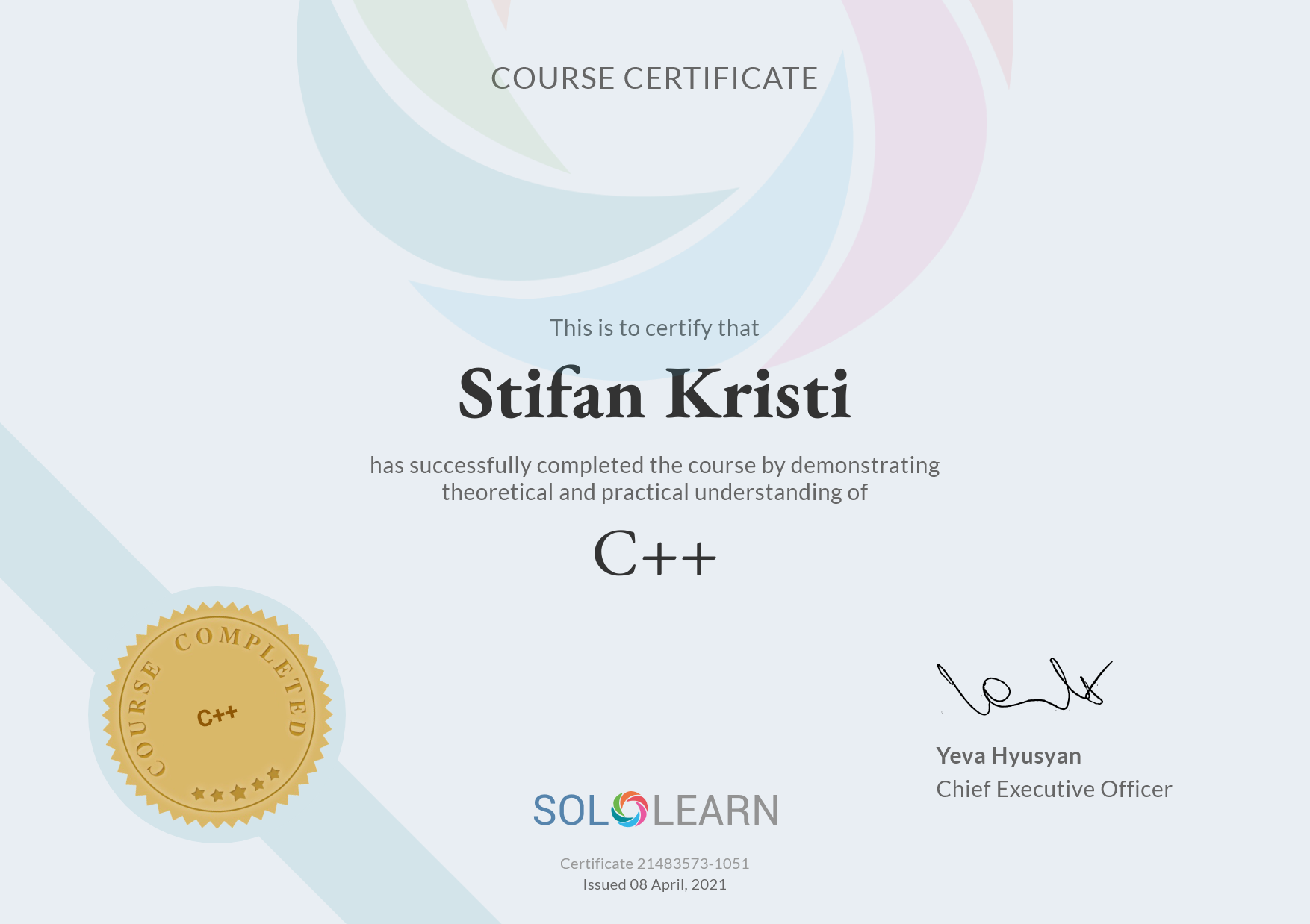 SoloLearn - C++