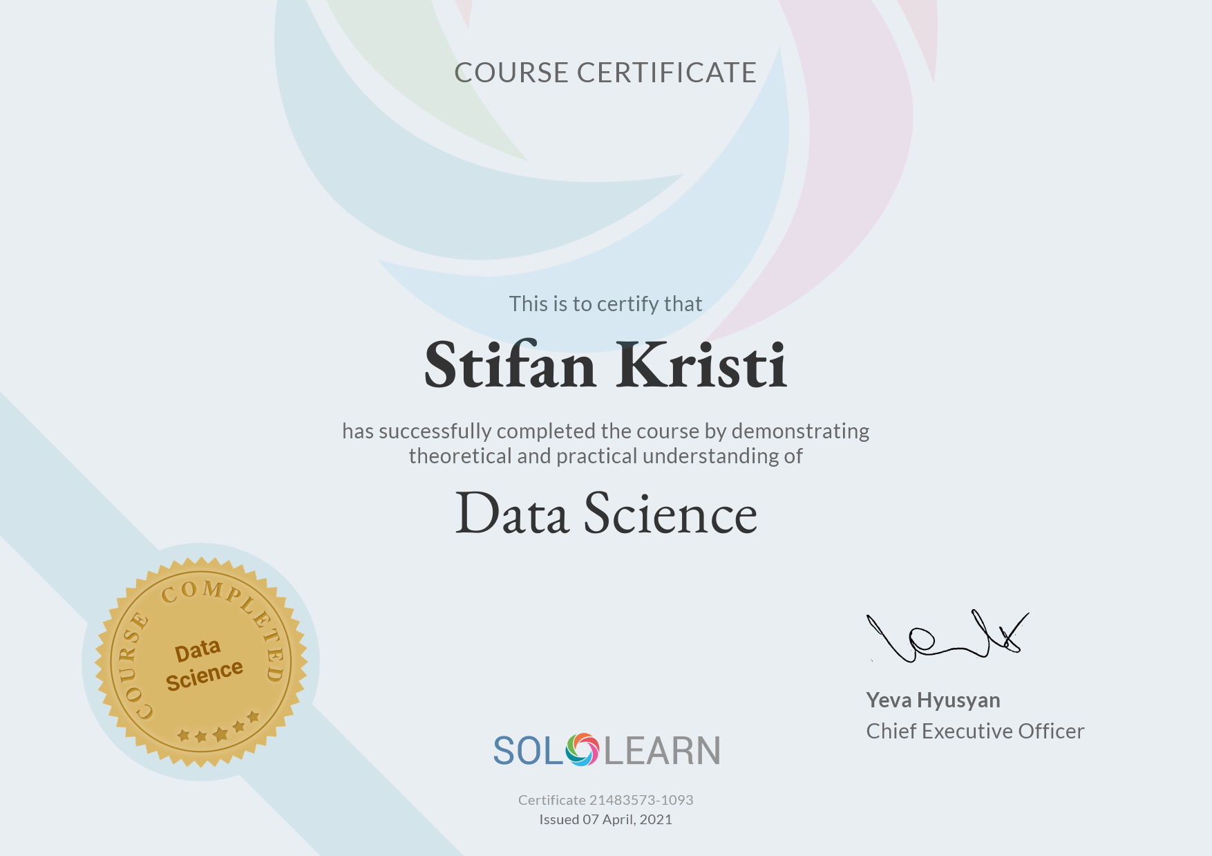 Sololearn - Data Science