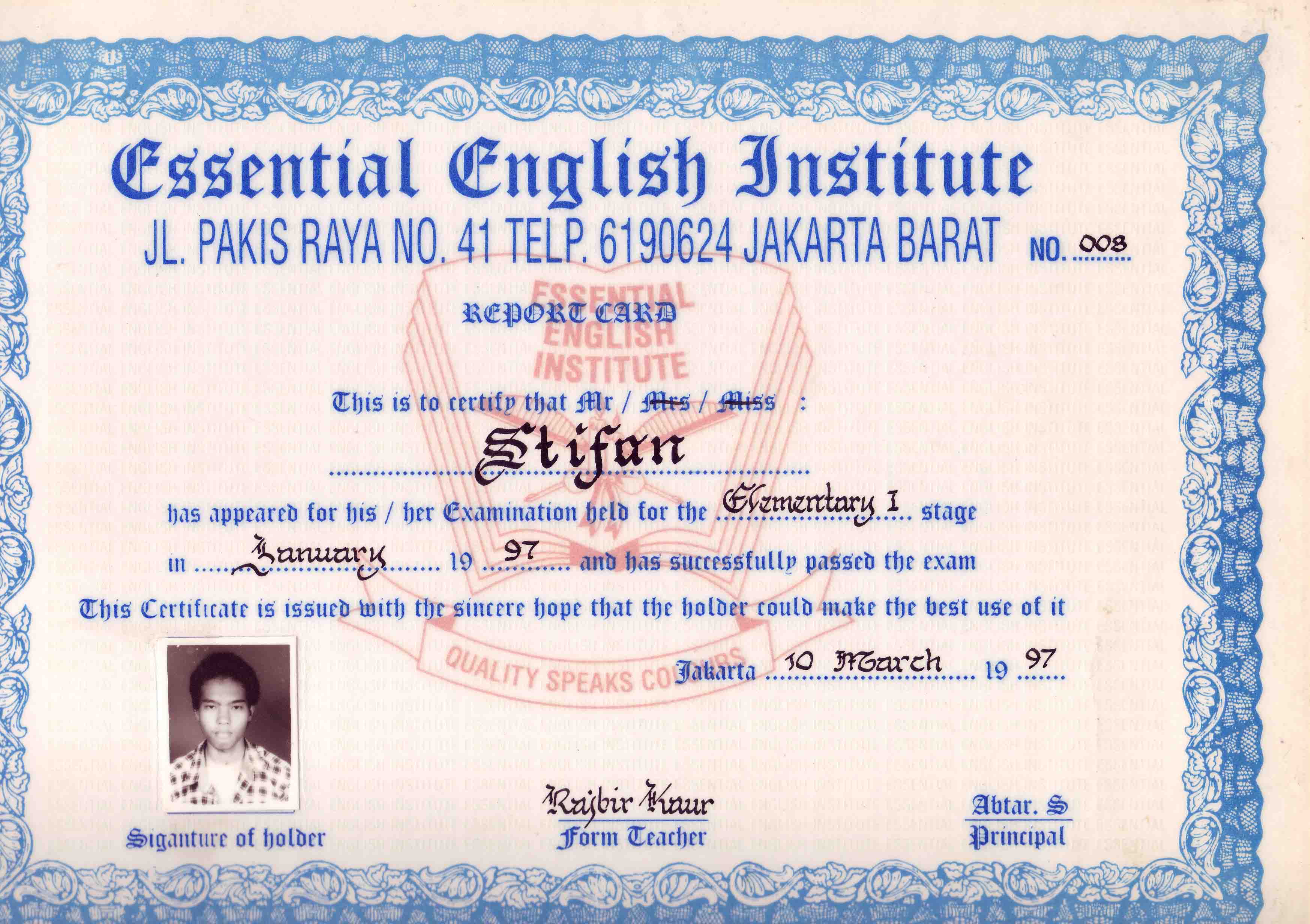 Essential English Institute - English